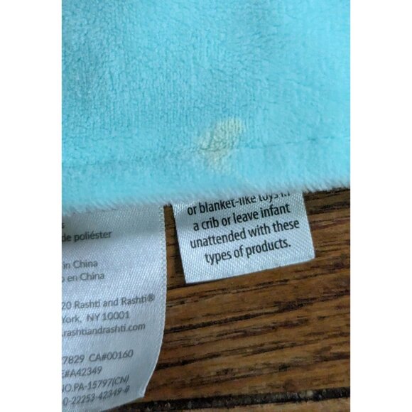 Baby Starters "Be Happy" Plush Bear Security Blanket  Lovey plush 12" - Picture 7 of 8